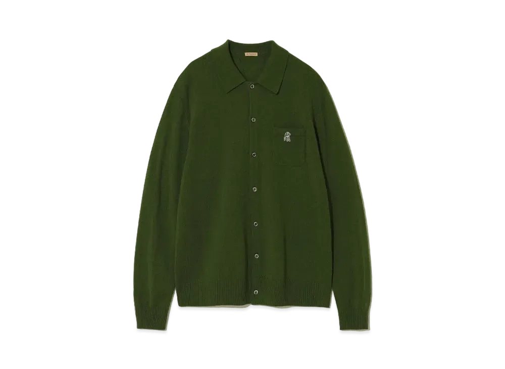 UNDERCOVER Cashmere Blend Wool Knit Pullover "Moss Green"