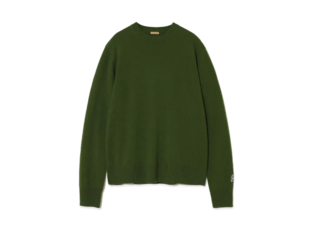 UNDERCOVER Cashmere Blend Wool Knit Pullover "Moss Green"