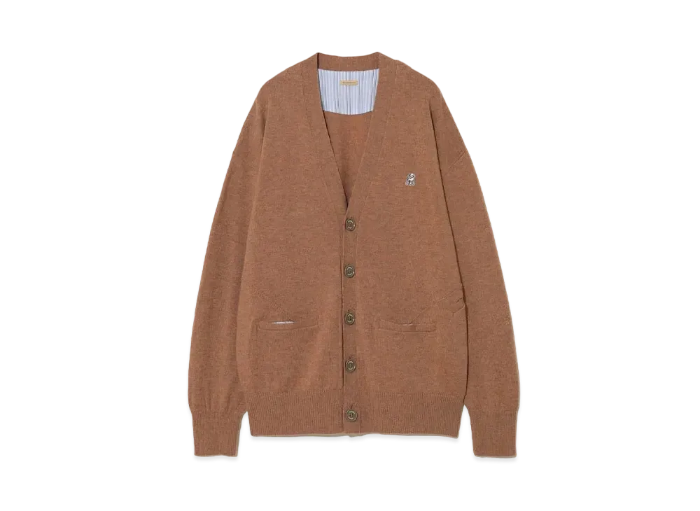 UNDERCOVER Cashmere Blend Wool Knit Cardigan "Top Beige"