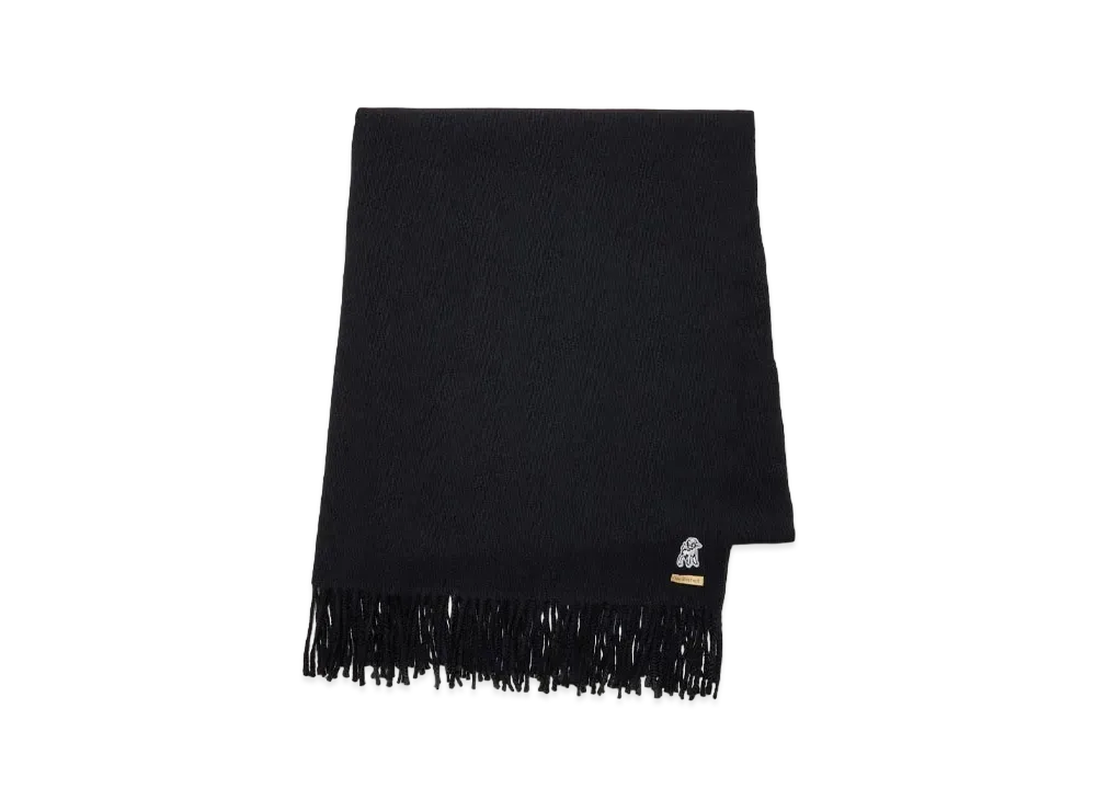 UNDERCOVER Cashmere Fringe Stole "Black"