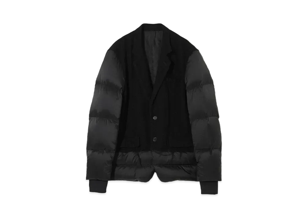 UNDERCOVER Down Sleeve Wool Jacket "Black"