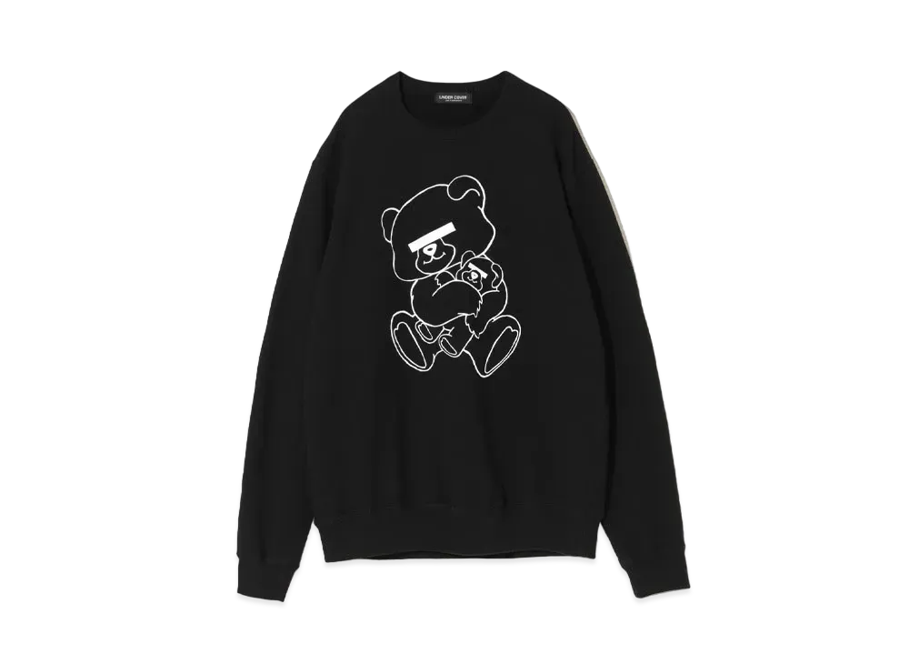 アンダーカバー コットン スウェット プルオーバー "ブラック"