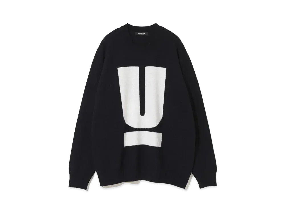 UNDERCOVER Wool Knit Pullover "Navy"