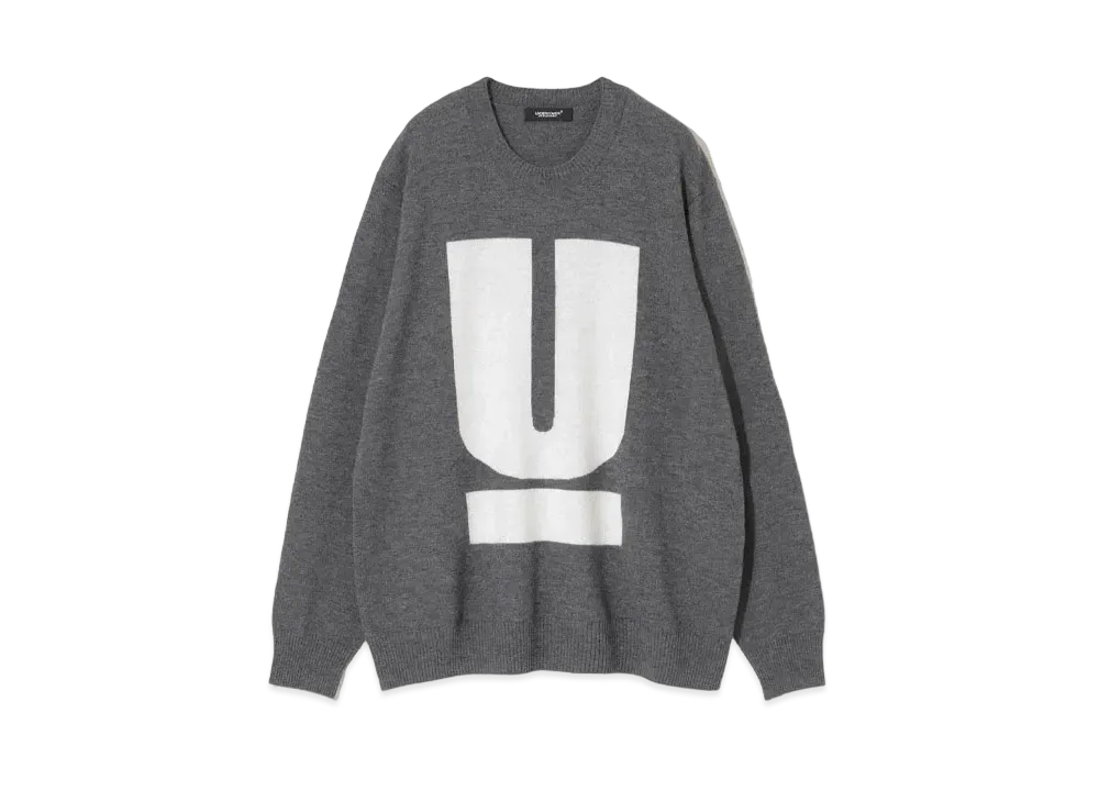 UNDERCOVER Wool Knit Pullover "Gray"