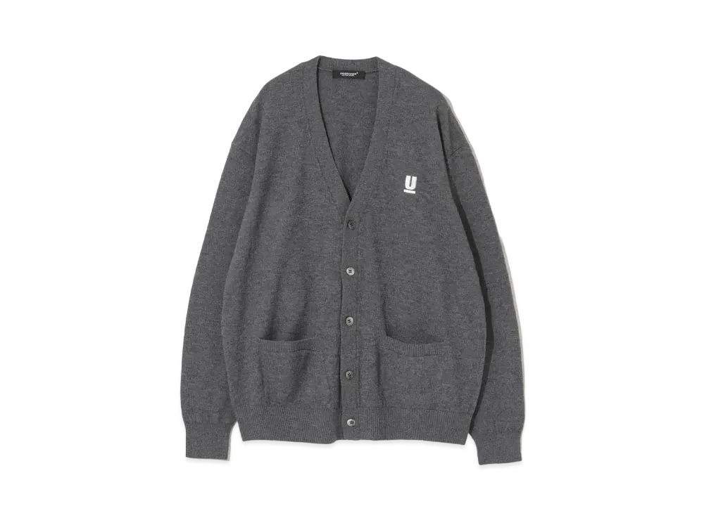 UNDERCOVER Wool Knit Cardigan "Gray"