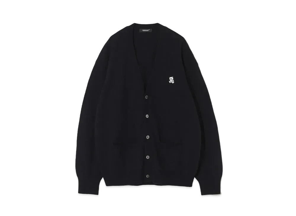 UNDERCOVER Wool Knit Cardigan "Navy"