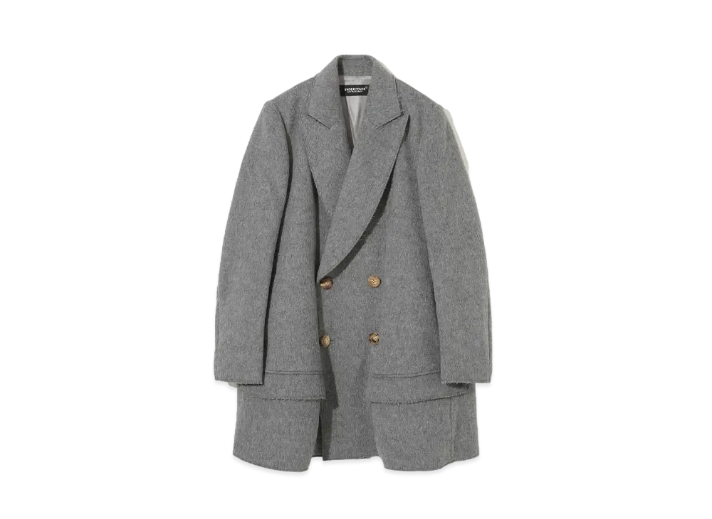 UNDERCOVER Wool Blend Big Jacket "Top Gray"