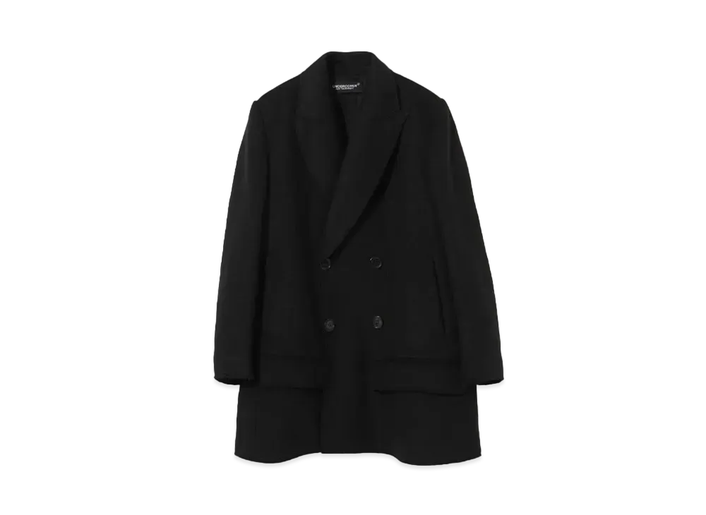UNDERCOVER Wool Blend Big Jacket "Black"