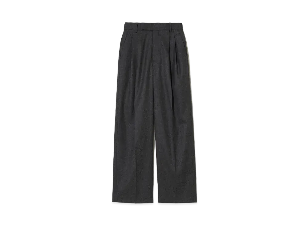 UNDERCOVER Wool 2 Tuck Pants "Charcoal"