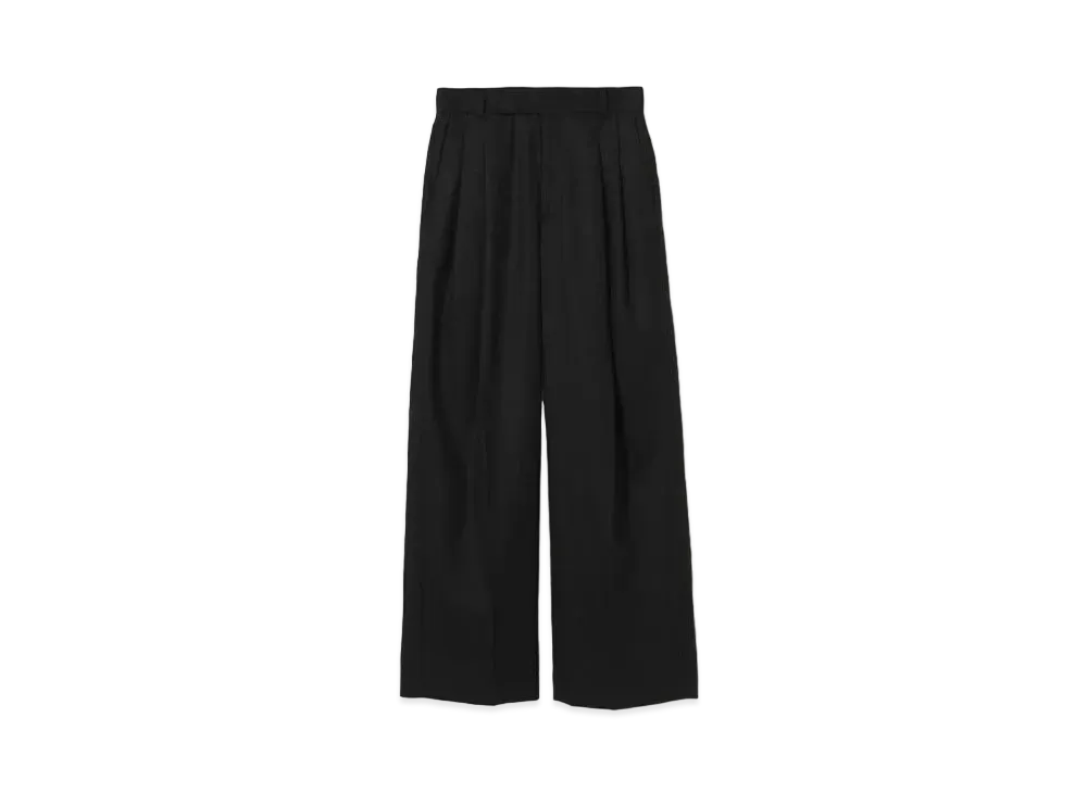 UNDERCOVER Wool 2 Tuck Pants "Black"