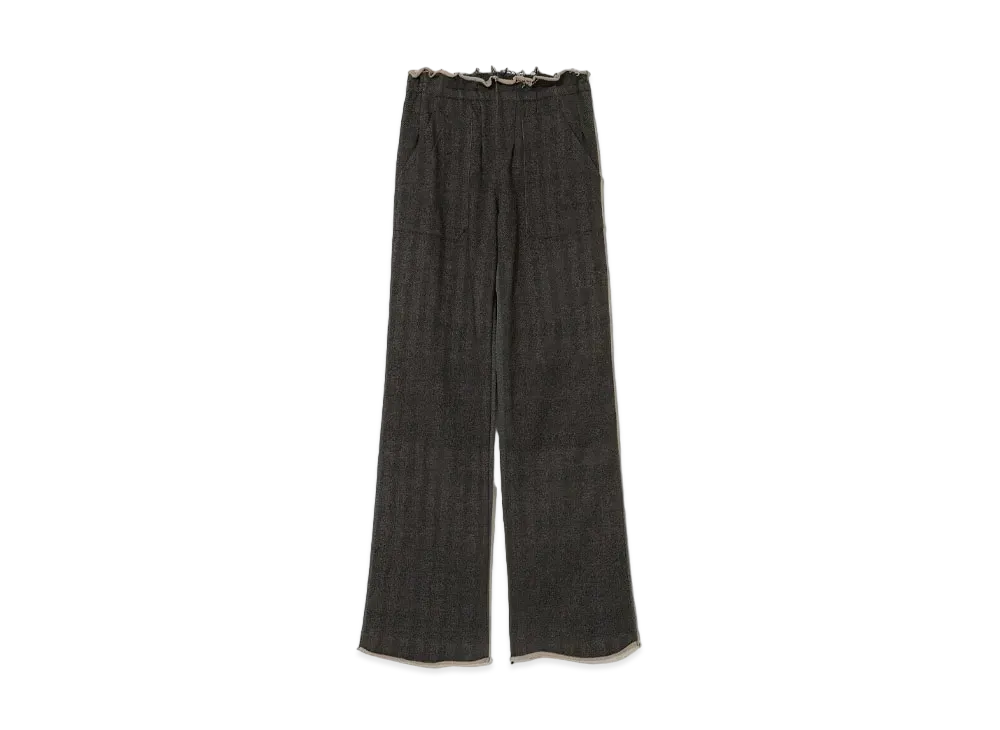 UNDERCOVER Transfer Print Sweatshirt X Tweed Tuck Pants "Brown Base"