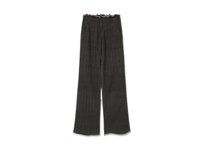 UNDERCOVER Transfer Print Sweatshirt X Tweed Tuck Pants "Brown Base"