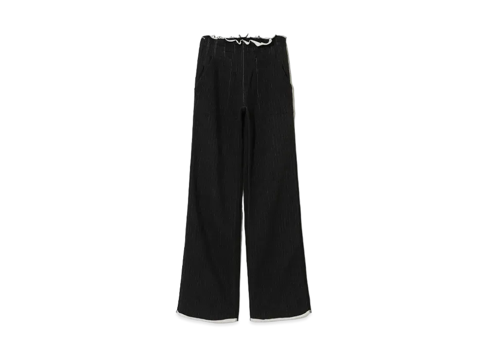 UNDERCOVER Transfer Print Sweatshirt X Tweed Tuck Pants "Black"