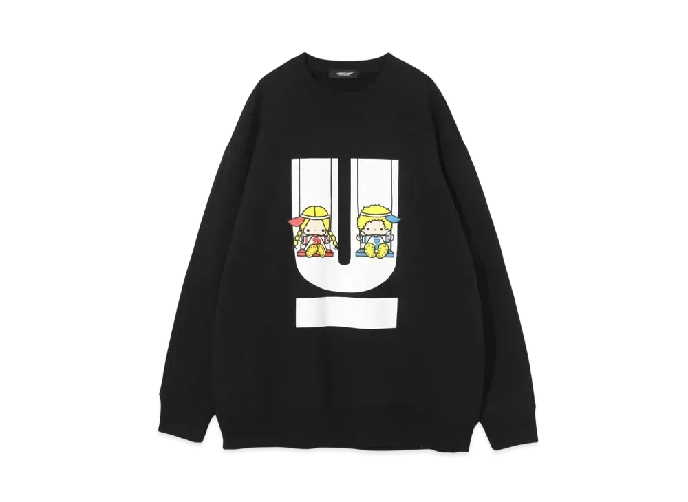 UNDERCOVER x SANRIO Big Sweatshirt Patty & Jimmy "Black"