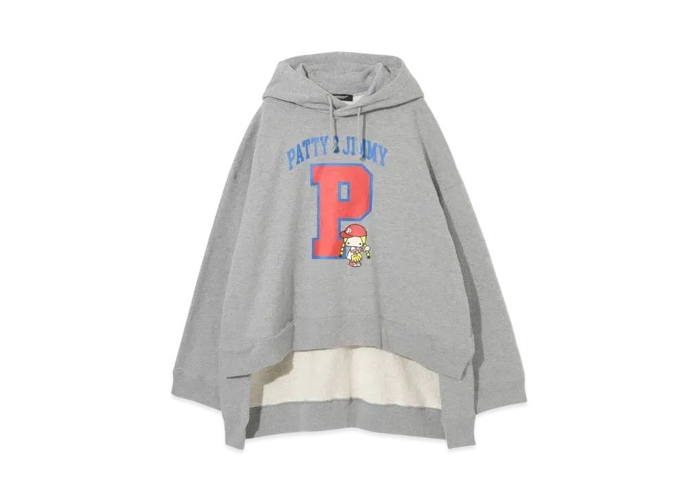 UNDERCOVER x SANRIO Front Short hoodie Patty "Top Gray"