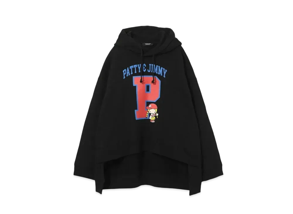 UNDERCOVER x SANRIO Front Short hoodie Patty "Black"
