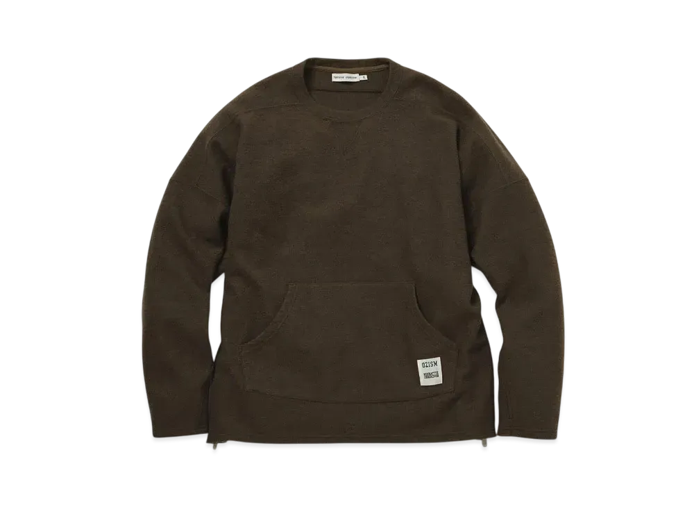 UNDERCOVER x nonnative OZISM Monk Crew Long Pullover W/N Pile "Olive"