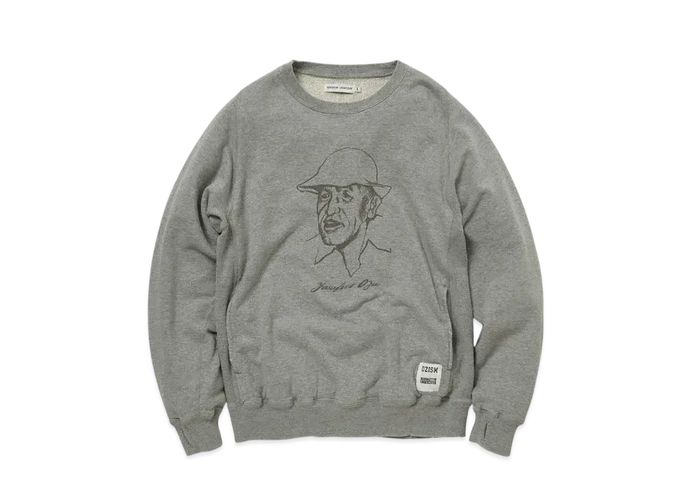 UNDERCOVER x nonnative OZISM Monk Crew Pullover Cotton Sweat "Ozu" "Top Gray"