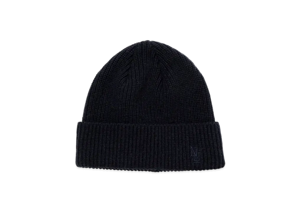 UNDERCOVER x nonnative OZISM Monk Beanie Wool Yarn "Dark Navy"