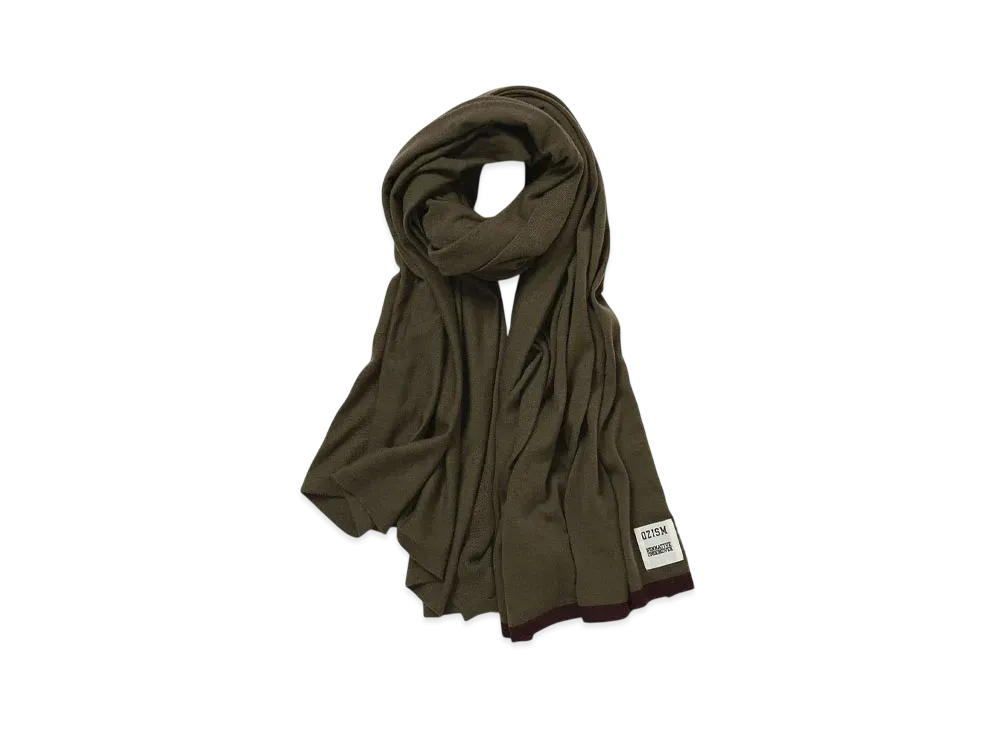 UNDERCOVER x nonnative OZISM Monk Big Stole Wool Yarn "Olive"