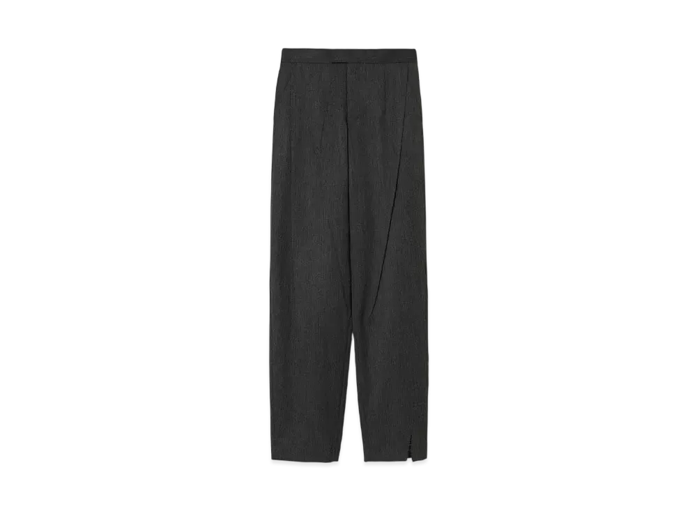 UNDERCOVER Wool Gabardine Slacks "Charcoal"