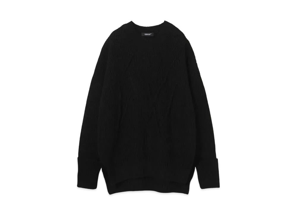 UNDERCOVER Wool Low Gauge Knit "Black"