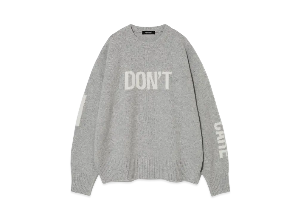 UNDERCOVER Wool Cashmere Knit Pullover "Gray"