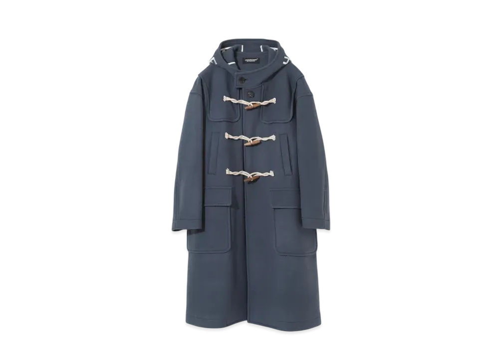 UNDERCOVER Wool duffle coat "Gray Blue"