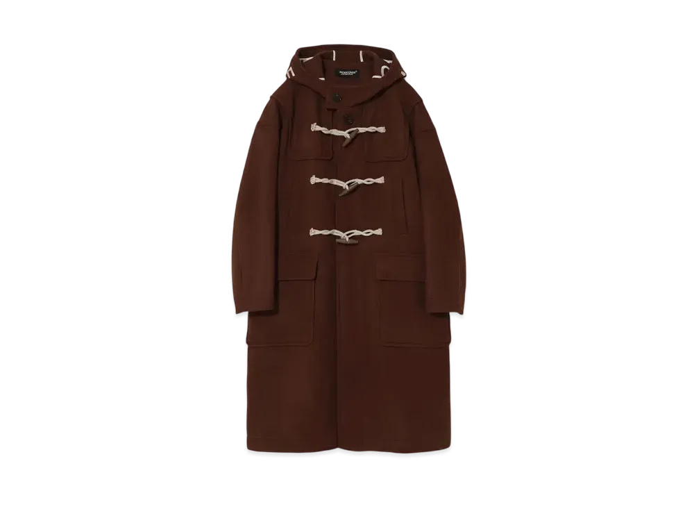 UNDERCOVER Wool duffle coat "Brown"