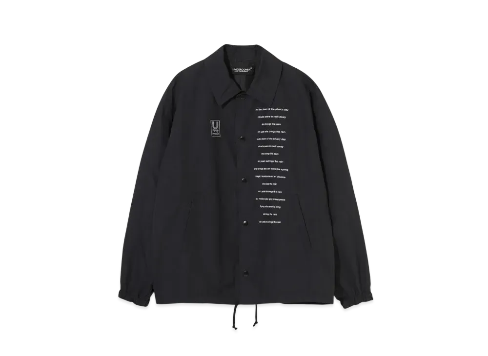 UNDERCOVER x CAN Nylon Coach Jacket "Black"