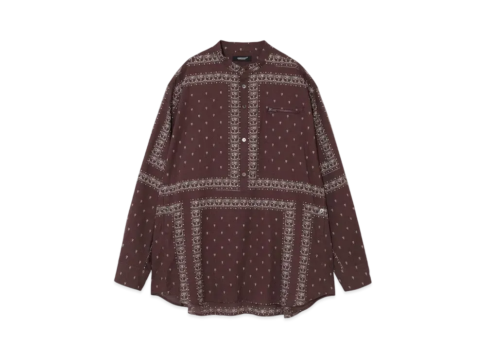 UNDERCOVER x CAN Cotton Pullover Shirt "Brown"