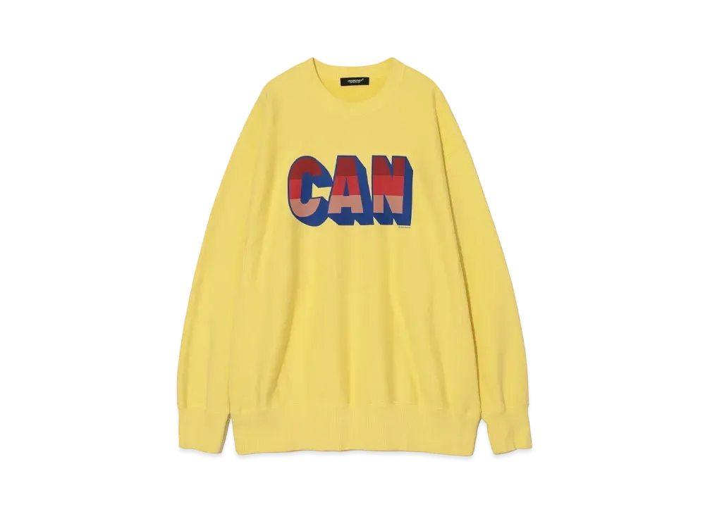 UNDERCOVER x CAN Cotton Sweatshirt Pullover "Light Yellow"