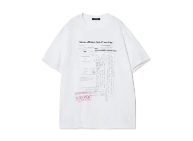 UNDERCOVER x Modern Matter Q&A of Jun Takahashi Tee "White"