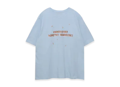 UNDERCOVER x Dorothy Hendricks Ladies Glitter Print Tee "Light Blue"