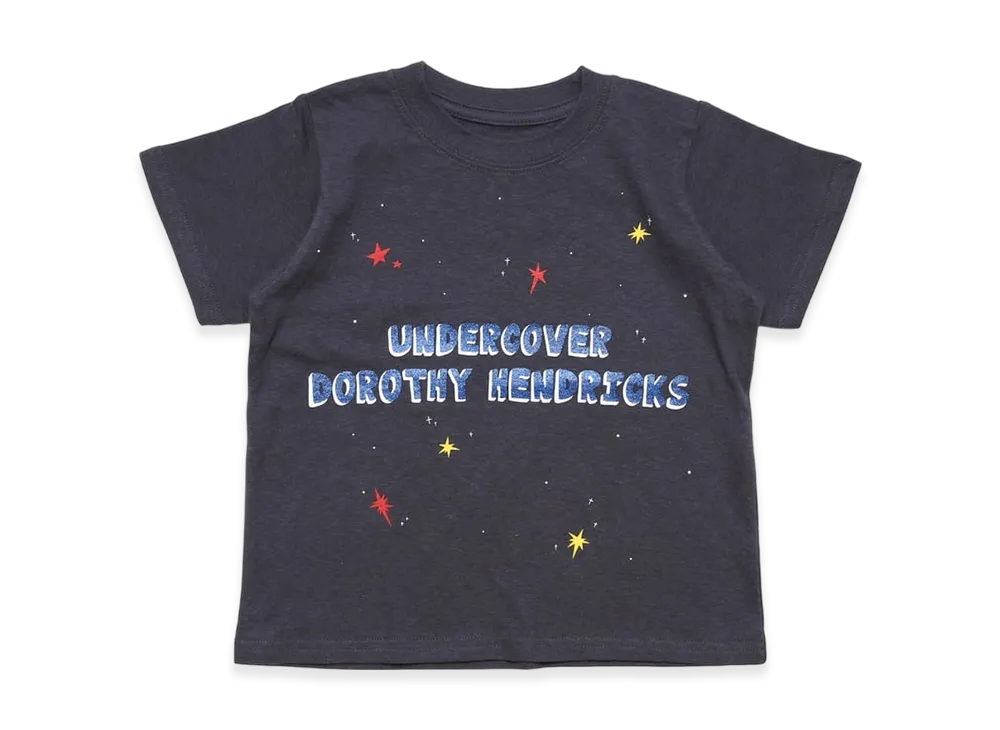 UNDERCOVER x Dorothy Hendricks Glitter Print Kids Tee "Blue Glitter"