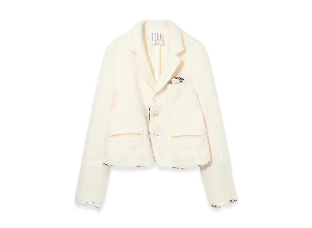 UNDERCOVER Wool Mohair Short Jacket "Off White"