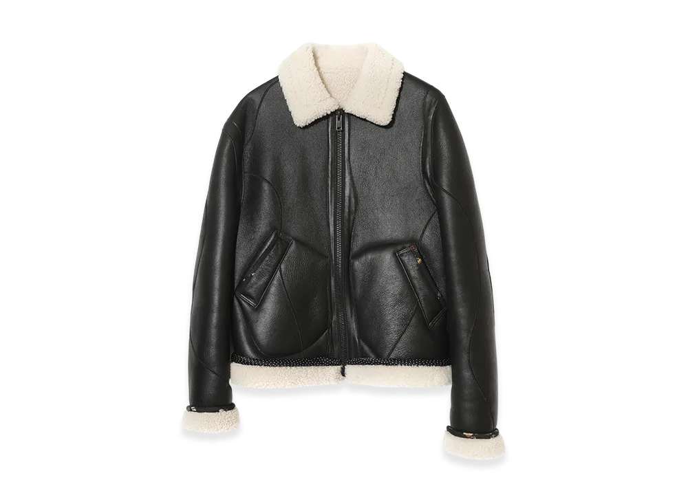 UNDERCOVER Mouton Boa Blouson "Black"