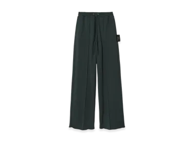 UNDERCOVER Cotton French Terry Pintuck Slacks "Dark Green"