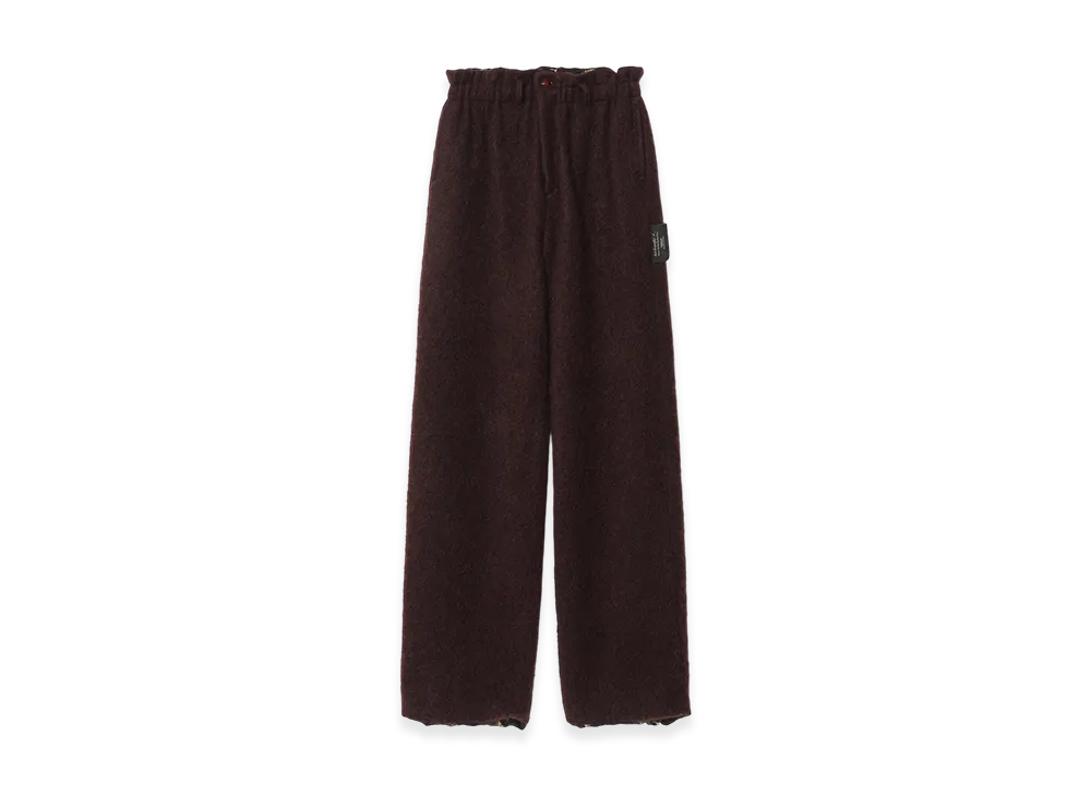 UNDERCOVER Wool/Mohair Easy Pants "Bordeaux"
