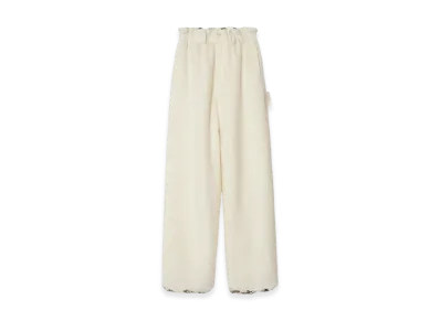UNDERCOVER Wool/Mohair Easy Pants "Off White"