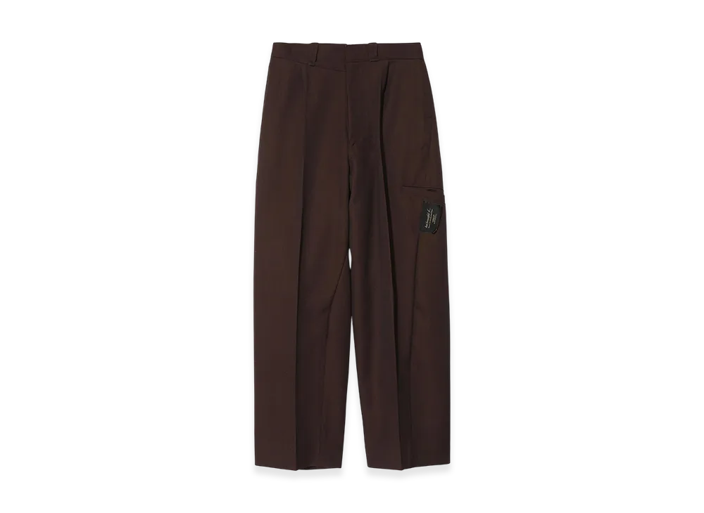 UNDERCOVER Wool Tapered Pants "Dark Brown"