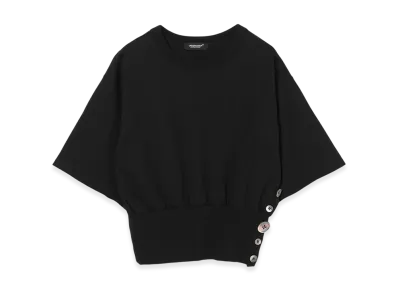 UNDERCOVER Cotton Wide Sleeve Cut & Sewn "Black"