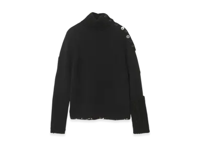 UNDERCOVER Cashmere Mohair Mix Knit Pullover "Black"