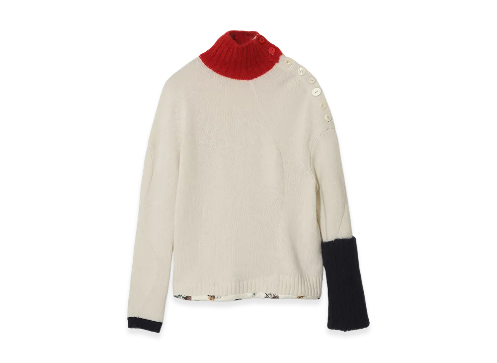 UNDERCOVER Cashmere Mohair Mix Knit Pullover "Off White"
