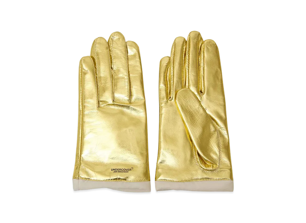 UNDERCOVER Sheepskin Gloves "Gold"