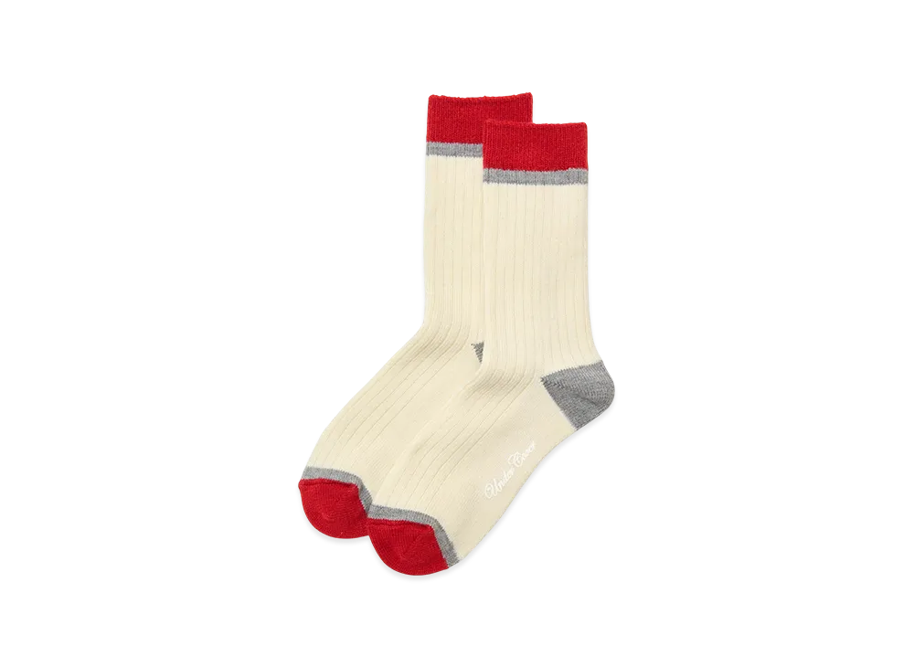 UNDERCOVER Acrylic Ribbed Socks "Ivory"
