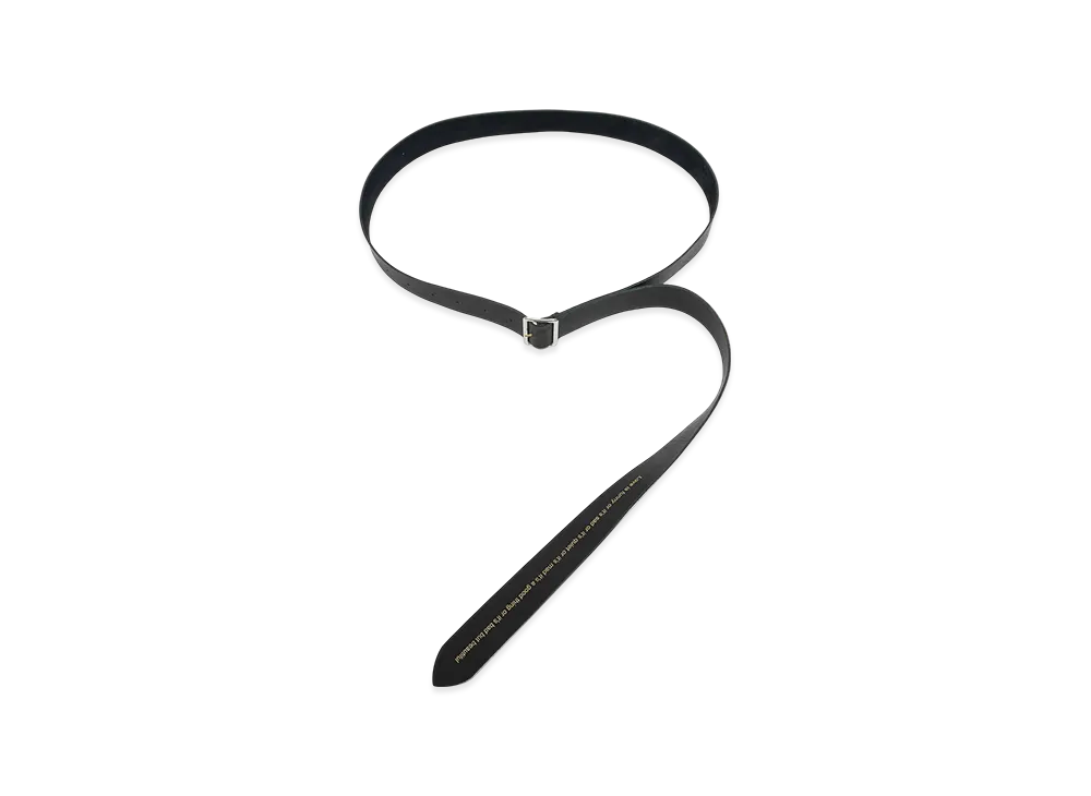 UNDERCOVER Cowhide Leather Belt "Black"