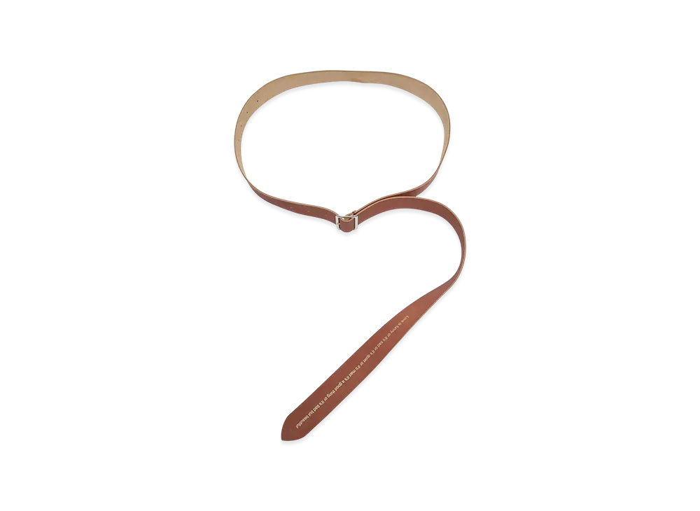 UNDERCOVER Cowhide Leather Belt "Beige"