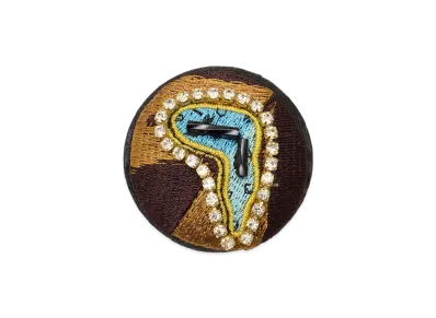 UNDERCOVER Silk Fabric Badge "Black"