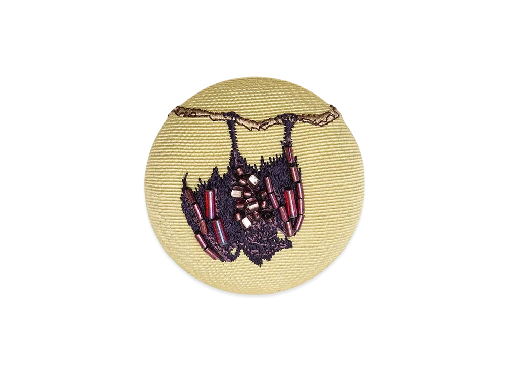 UNDERCOVER Silk Fabric Badge "Cream"